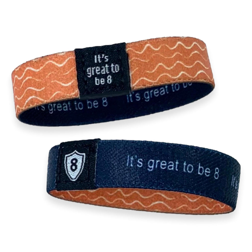 Great to be 8, Woven Navy Bracelet