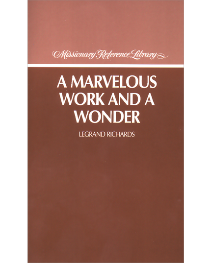 Marvelous Work and a Wonder