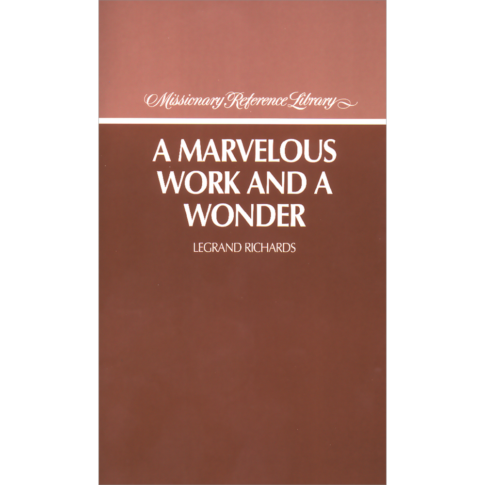 Marvelous Work and a Wonder