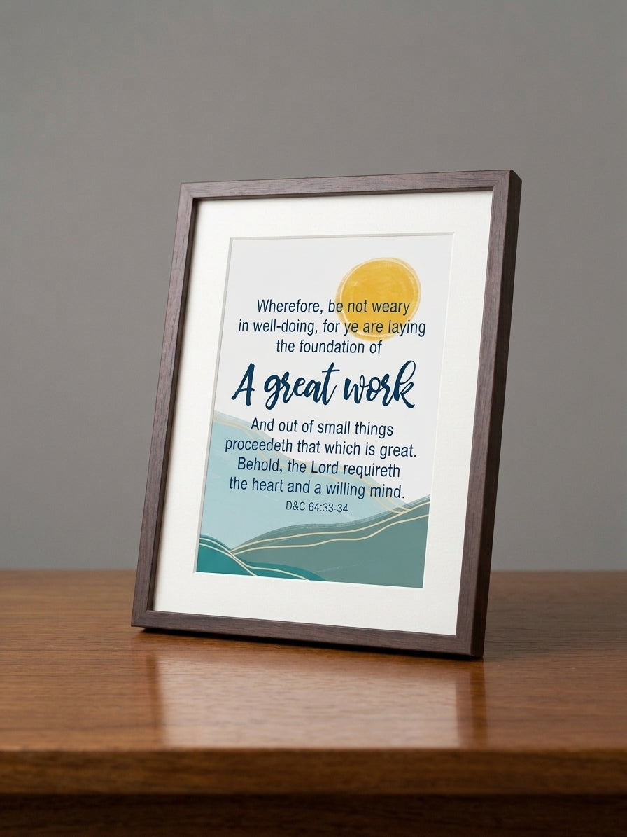 2021 Youth Theme in Aqua 5x7 Print