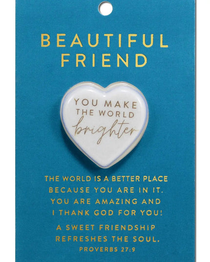 Heart Stone "Beautiful Friend"