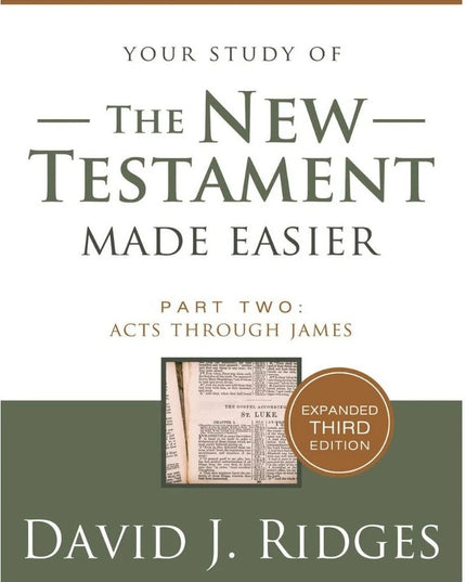 Your study of The New Testament Made Easier, Part 2