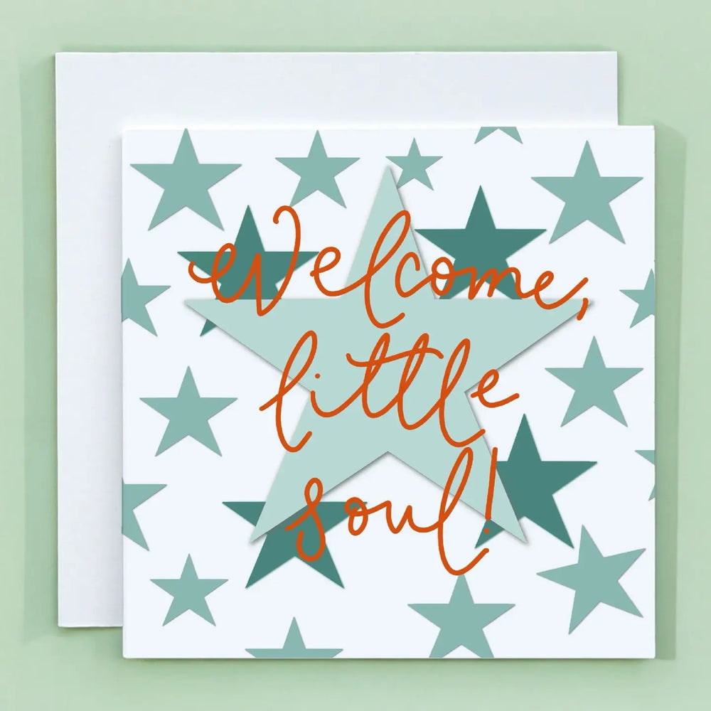 Welcome Little Soul Baby Card