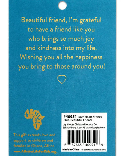 Heart Stone "Beautiful Friend"