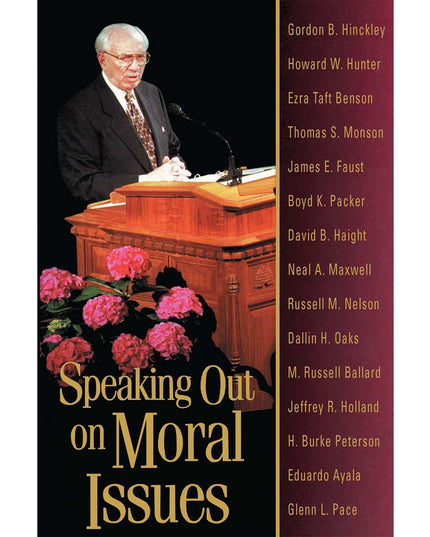 Speaking Out on Moral Issues