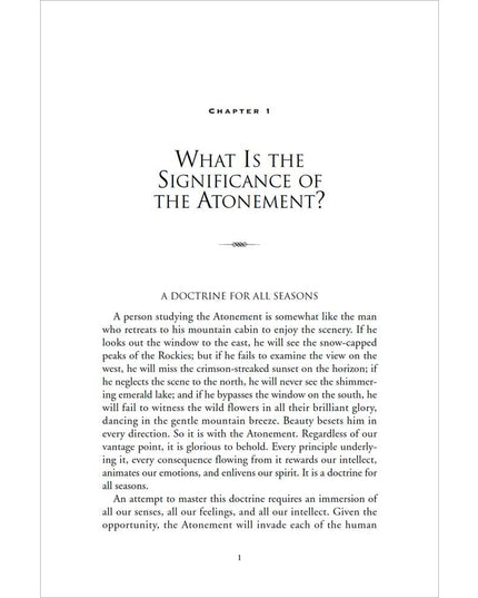 The Infinite Atonement