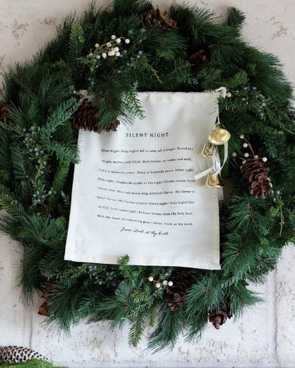 Silent Night Canvas Banner