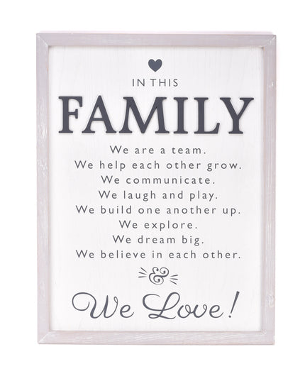 Family Rules Wall Decor