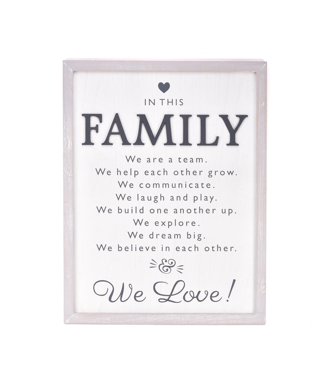 Family Rules Wall Decor