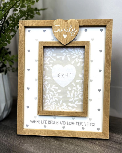 Family Wooden Photo Frame