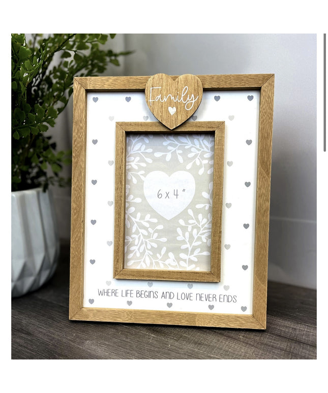 Family Wooden Photo Frame