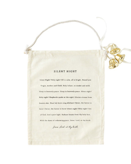 Silent Night Canvas Banner