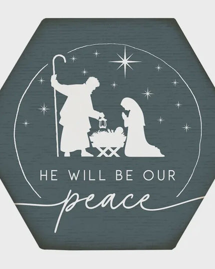 Our Peace Nativity - Honeycomb Magnet