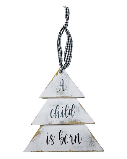 A Child is Born Tree Ornament