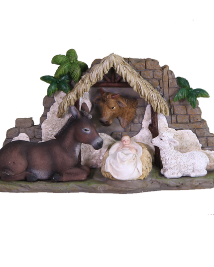 Baby Jesus with Animals Nativity