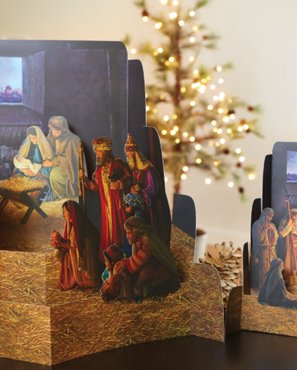Nativity 4 piece diorama