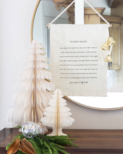 Silent Night Canvas Banner