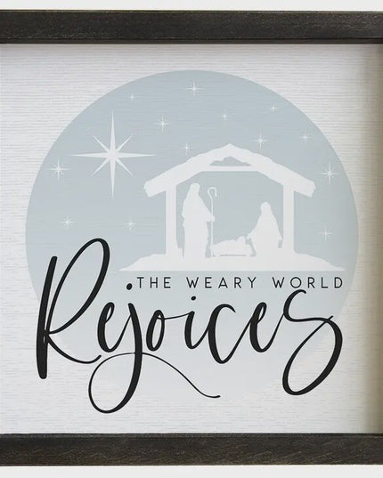 World Rejoices Nativity - Rustic Frames