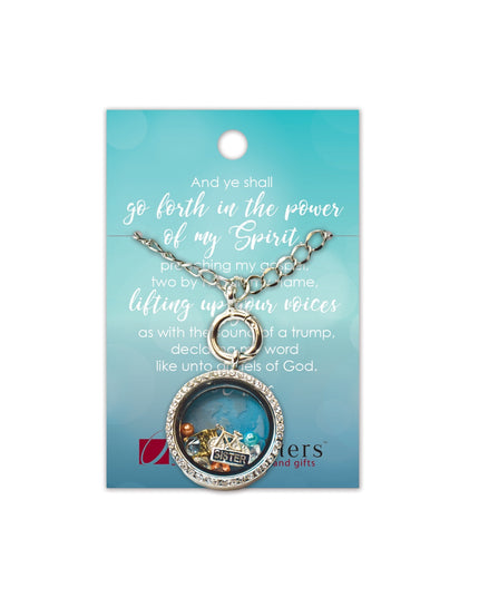MISSIONARY CHARM LOCKET NECKLACE