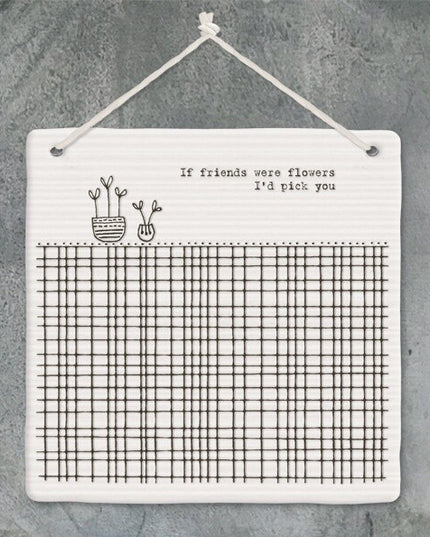 If friends were flowers