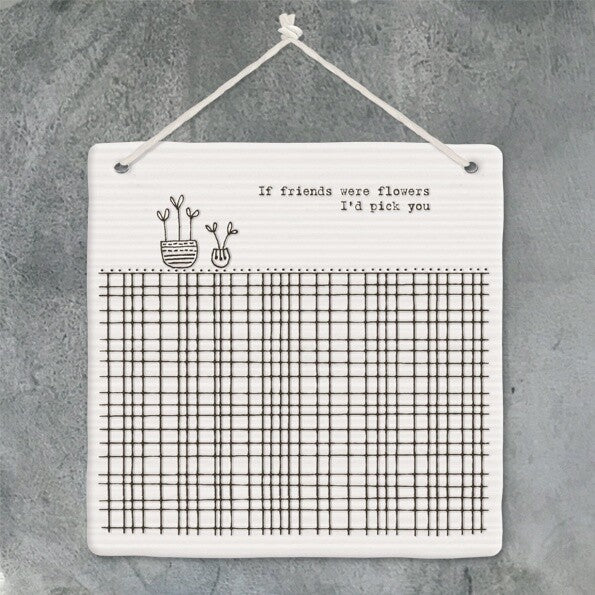 If friends were flowers