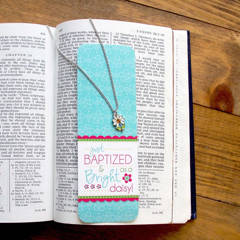 Just Baptised Bookmark & Necklace