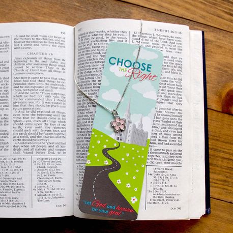 CTR Flower Bookmark & Necklace