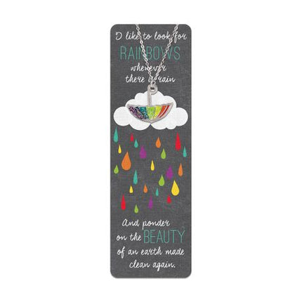 Baptism Rainbow Bookmark & Necklace