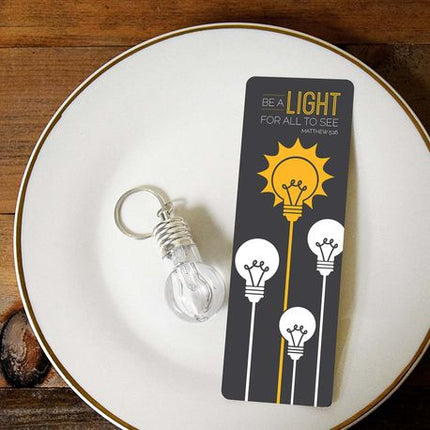 Be a Light Bookmark & Keychain
