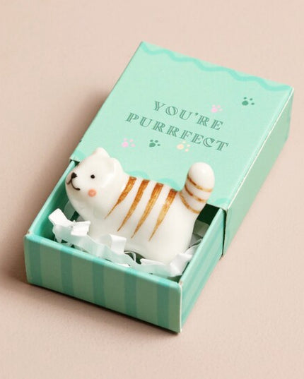 Tiny Matchbox Ceramic Token