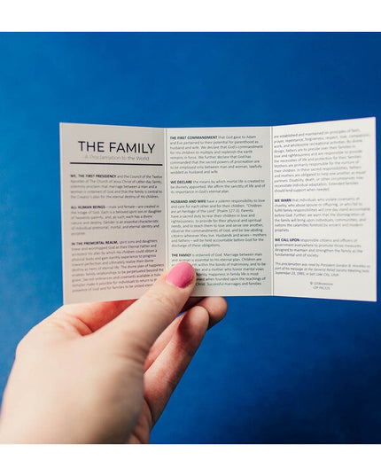 Family Proclamation & Living Christ Pocket Card