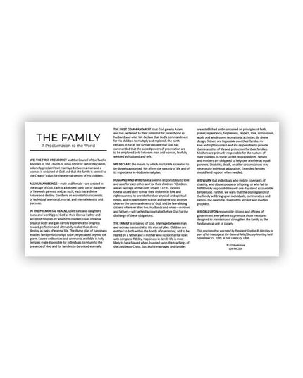 Family Proclamation & Living Christ Pocket Card