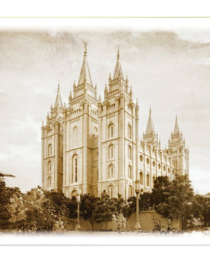 Salt Lake Temple Family Name Holder