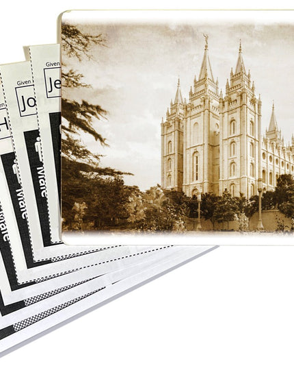 Salt Lake Temple Family Name Holder