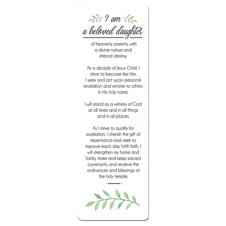 Beloved Daughter Theme Bookmark