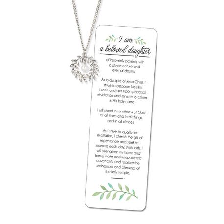 Beloved Daughter Bookmark & Necklace