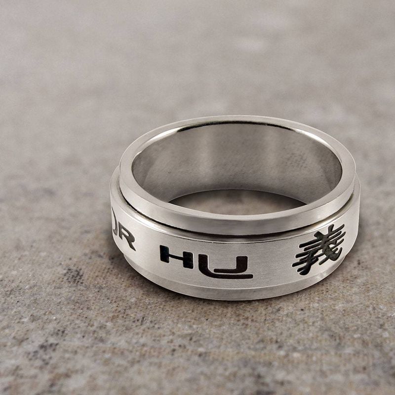 Universal Multi-language Spinner Stainless Steel Choose the Right CTR Ring