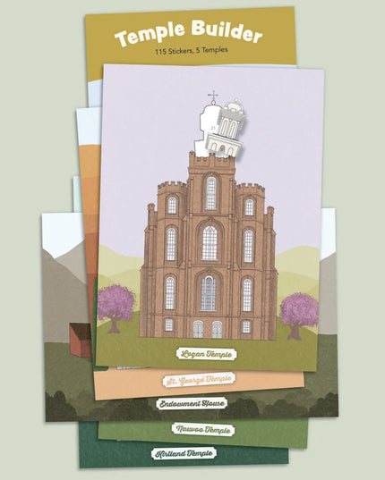 Temple Builder Set of 5 Sticker Pages