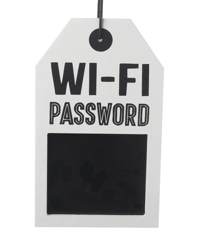 Wi-Fi Password Hanging Sign