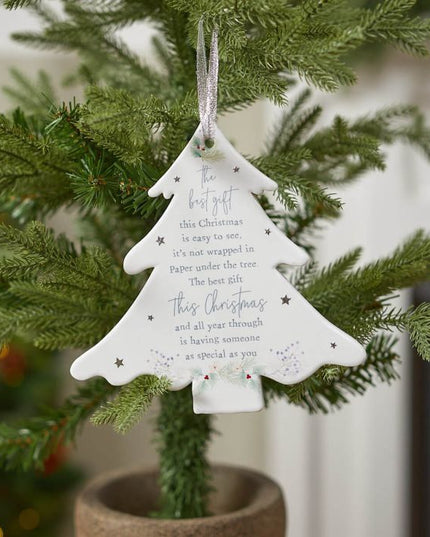 Ceramic Christmas Tree Hanger