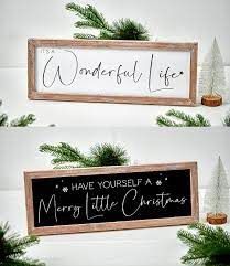 Reversible Christmas Wall Plaque