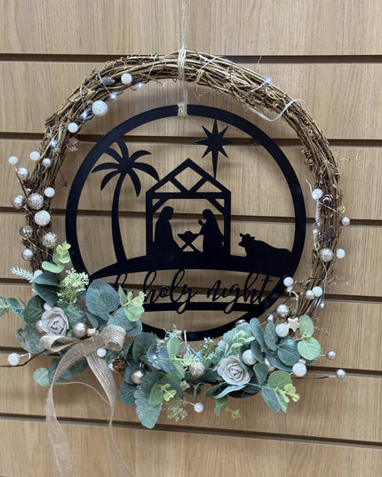 Oh Holy Night Wreath - Rose Gold