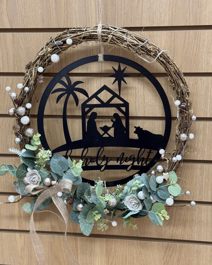 Oh Holy Night Wreath - Rose Gold