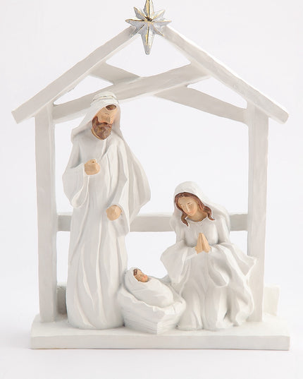 Holy Family in Manger Nativity