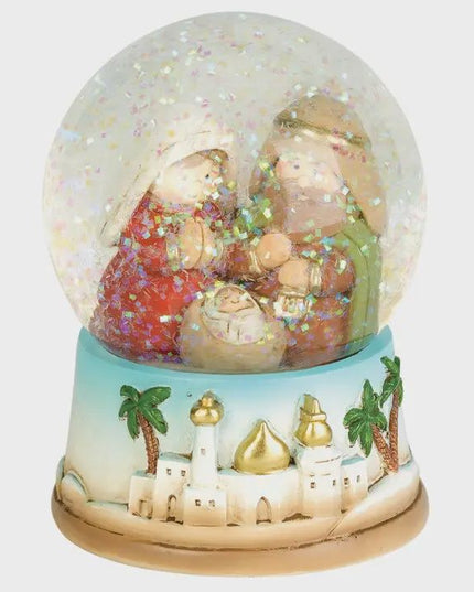 Holy Family Water Globe 3.5" H