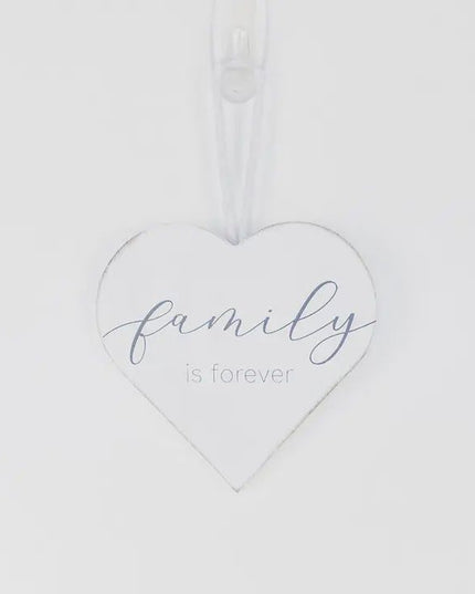 Family is Forever Hanging Heart