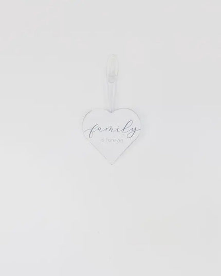 Family is Forever Hanging Heart