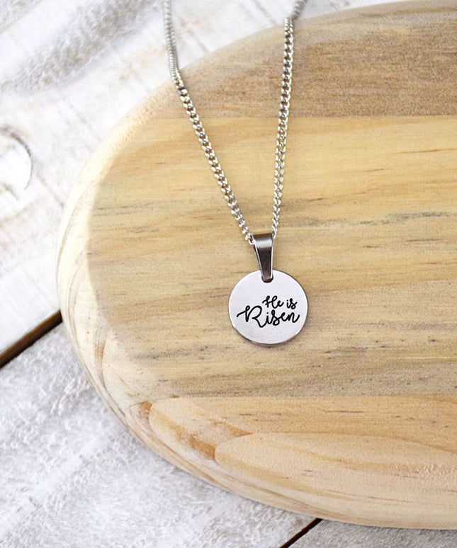 He is Risen Bookmark and Necklace