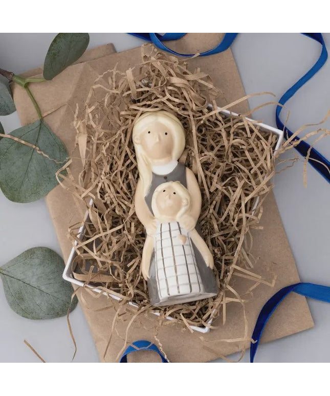 Close At Heart Mother and Daughter Figurine