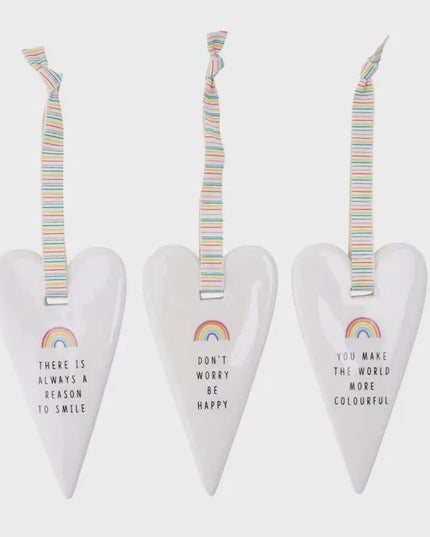 Chasing Rainbows  Ceramic Hangers